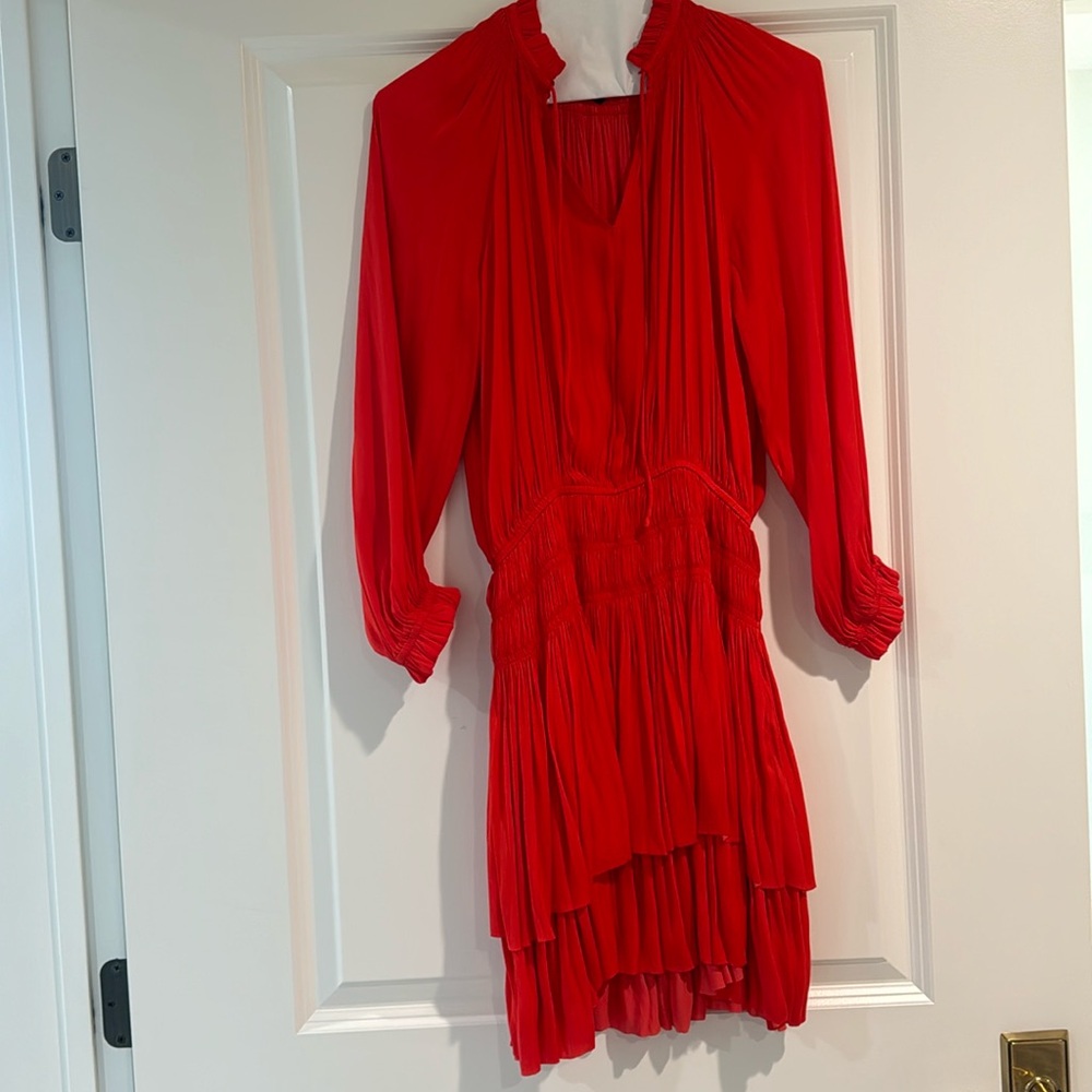 Anthropologie Red Dress; Current Air